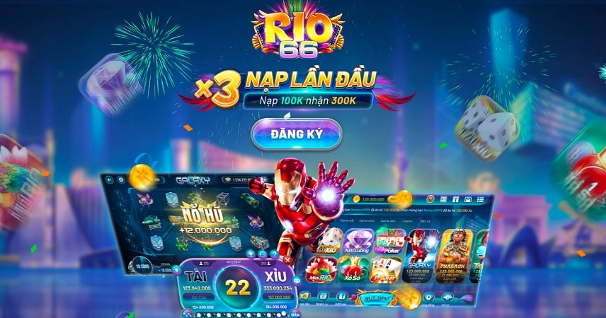 Gửi tiền/rút tiền tại cổng game Rio66.Club